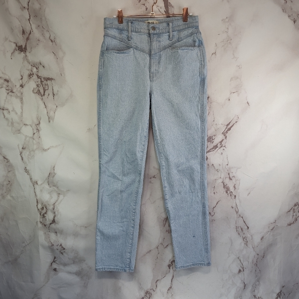 Madewell Jean Womens 27 X 28 High Rise Perfect Vintage Western Crop Retro Yoke